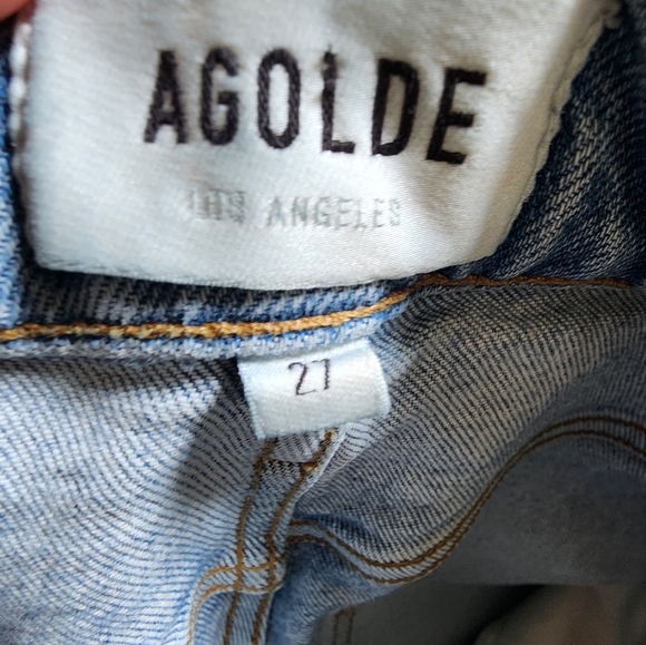 Agolde Riley Crop. 27 - Picture 3 of 4